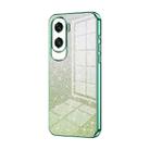 For Honor X50i / 90 Lite Gradient Glitter Powder Electroplated Phone Case(Green) - 1