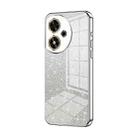 For Honor Play 50 Gradient Glitter Powder Electroplated Phone Case(Silver) - 1