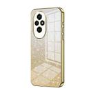 For Honor 200 Gradient Glitter Powder Electroplated Phone Case(Gold) - 1