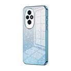 For Honor 200 Gradient Glitter Powder Electroplated Phone Case(Blue) - 1