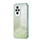 For Honor 200 Gradient Glitter Powder Electroplated Phone Case(Green) - 1