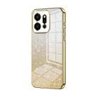 For Honor Play 9T 5G Gradient Glitter Powder Electroplated Phone Case(Gold) - 1