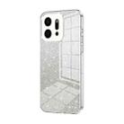 For Honor Play 9T 5G Gradient Glitter Powder Electroplated Phone Case(Transparent) - 1