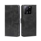 For Xiaomi Redmi K60 Ultra Calf Texture Buckle Flip Leather Phone Case(Black) - 1