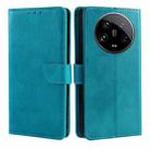 For Xiaomi 14 Ultra Calf Texture Buckle Flip Leather Phone Case(Light Blue) - 1