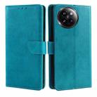 For Xiaomi Civi 4 Pro Calf Texture Buckle Flip Leather Phone Case(Light Blue) - 1