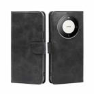 For Huawei Mate 60 Pro / Pro+ Calf Texture Buckle Flip Leather Phone Case(Black) - 1