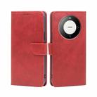 For Huawei Mate 60 Pro / Pro+ Calf Texture Buckle Flip Leather Phone Case(Red) - 1