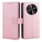 For Huawei nova 12i 4G Calf Texture Buckle Flip Leather Phone Case(Rose Gold) - 1