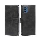 For Nokia C300 4G US Version Calf Texture Buckle Flip Leather Phone Case(Black) - 1