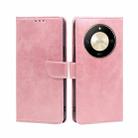 For Honor X50 5G Calf Texture Buckle Flip Leather Phone Case(Rose Gold) - 1