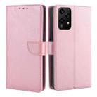 For Honor 200 Lite 5G Global Calf Texture Buckle Flip Leather Phone Case(Rose Gold) - 1