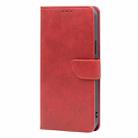 For Sharp Aquos R9 Calf Texture Buckle Flip Leather Phone Case(Red) - 2