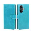 For OnePlus Nord CE 3 5G Calf Texture Buckle Flip Leather Phone Case(Light Blue) - 1