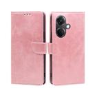 For OnePlus Nord CE 3 5G Calf Texture Buckle Flip Leather Phone Case(Rose Gold) - 1