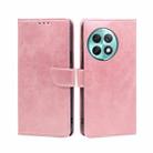 For OnePlus Ace 2 Pro Calf Texture Buckle Flip Leather Phone Case(Rose Gold) - 1