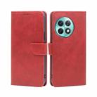 For OnePlus Ace 2 Pro Calf Texture Buckle Flip Leather Phone Case(Red) - 1
