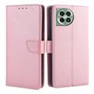 For OnePlus Ace 3 Pro 5G Calf Texture Buckle Flip Leather Phone Case(Rose Gold) - 1