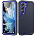 For Samsung Galaxy S24+ 5G Life Waterproof Rugged Phone Case(Dark Blue + Royal Blue) - 1
