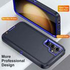 For Samsung Galaxy S23 FE 5G Life Waterproof Rugged Phone Case(Dark Blue + Royal Blue) - 3