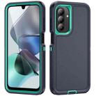 For Samsung Galaxy A26 5G Life Waterproof Rugged Phone Case(Dark Blue + Light Blue) - 1