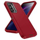 For Samsung Galaxy A36 5G Life Waterproof Rugged Phone Case(Red + Black) - 2