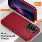 For Samsung Galaxy A36 5G Life Waterproof Rugged Phone Case(Red + Black) - 3