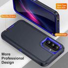 For Samsung Galaxy A56 5G Life Waterproof Rugged Phone Case(Dark Blue + Royal Blue) - 3