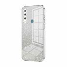 For Huawei Enjoy 10 Plus / P Smart Z Gradient Glitter Powder Electroplated Phone Case(Transparent) - 1