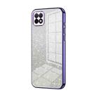 For Huawei Enjoy 20 / nova Y60 Gradient Glitter Powder Electroplated Phone Case(Purple) - 1