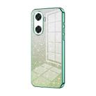 For Huawei Enjoy 60 Gradient Glitter Powder Electroplated Phone Case(Green) - 1