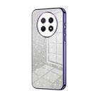 For Huawei Enjoy 60X / nova Y91 Gradient Glitter Powder Electroplated Phone Case(Purple) - 1