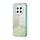 For Huawei Enjoy 60X / nova Y91 Gradient Glitter Powder Electroplated Phone Case(Green) - 1