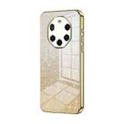 For Huawei Mate 40 RS  Gradient Glitter Powder Electroplated Phone Case(Gold) - 1