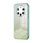 For Huawei Mate 40 RS  Gradient Glitter Powder Electroplated Phone Case(Green) - 1