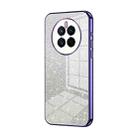 For Huawei Mate 50 Gradient Glitter Powder Electroplated Phone Case(Purple) - 1