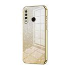 For Huawei nova 4e / P30 lite Gradient Glitter Powder Electroplated Phone Case(Gold) - 1