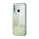 For Huawei nova 4e / P30 lite Gradient Glitter Powder Electroplated Phone Case(Green) - 1