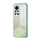 For Huawei nova 8 Pro Gradient Glitter Powder Electroplated Phone Case(Green) - 1