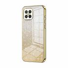 For Huawei nova 8 SE / Honor Play 5 5G Gradient Glitter Powder Electroplated Phone Case(Gold) - 1