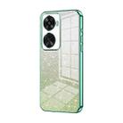 For Huawei nova 11 SE Gradient Glitter Powder Electroplated Phone Case(Green) - 1