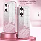 For Huawei P40 Pro+ Gradient Glitter Powder Electroplated Phone Case(Transparent) - 2