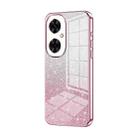 For Huawei Maimang 20 / nova 11i Gradient Glitter Powder Electroplated Phone Case(Pink) - 1