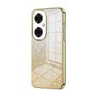 For Huawei Maimang 20 / nova 11i Gradient Glitter Powder Electroplated Phone Case(Gold) - 1