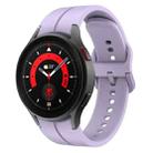 For Samsung Galaxy Watch 6 / 6 Classic Colorful Buckle Silicone Watch Band(Purple) - 1