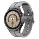 For Samsung Galaxy Watch 6 / 6 Classic Colorful Buckle Silicone Watch Band(Grey) - 1
