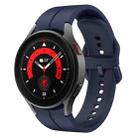 For Samsung Galaxy Watch 6 / 6 Classic Colorful Buckle Silicone Watch Band(Midnight Blue) - 1