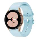 For Samsung Galaxy Watch 6 / 6 Classic Colorful Buckle Silicone Sport Watch Band(Light Blue) - 1