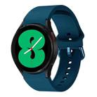 For Samsung Galaxy Watch 6 / 6 Classic Colorful Buckle Silicone Sport Watch Band(Dark Blue) - 1