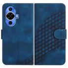 For Huawei nova 12s Elephant Head Embossed Phone Leather Case with Lanyard(Royal Blue) - 1